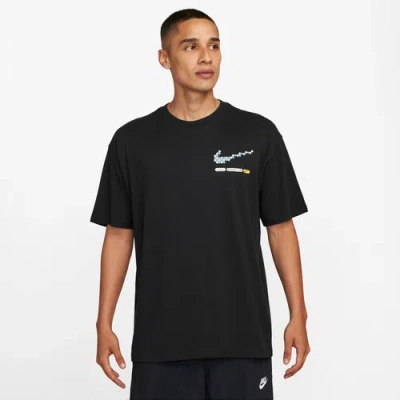Nike Mens  Nsw M90 Oc Lbr Pk1 T-shirt In Black/black