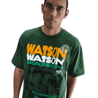 Nike Mens  Nsw Max 90 Ny 25 Short Sleeve T-shirt Wats In Green