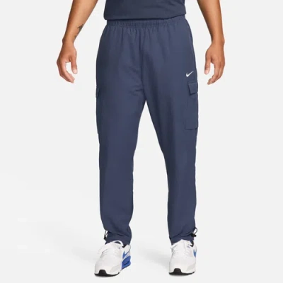 Nike Mens  Nsw Sw Air Play Woven Pants In Navy/white