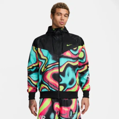 Nike Mens  Nsw Woven Max Volume Lined Wr Jacket In Multi Color/black