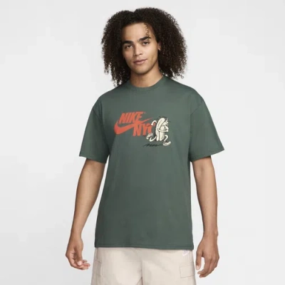 Nike Mens  Ny Local Nsw Short Sleeve Max 90 T-shirt In Vintage Green
