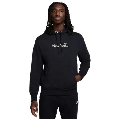 NIKE MENS NIKE NYC CLUB PULLOVER BB HOODIE