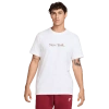 Nike Mens  Nyc Short Sleeve Crew T-shirt In White/cosmic Clay