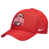 Nike Mens  Ohio State Club Precurve Adjustable Cap In Red/white
