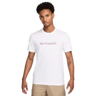 Nike Mens  Sfo Short Sleeve Crew T-shirt In Cosmic Clay/white