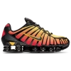 Nike Shox Tl Sunrise In Black/university Red/amarillo