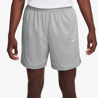 Nike Mens  Solo Swoosh Mesh Shorts In Light Smoke/white