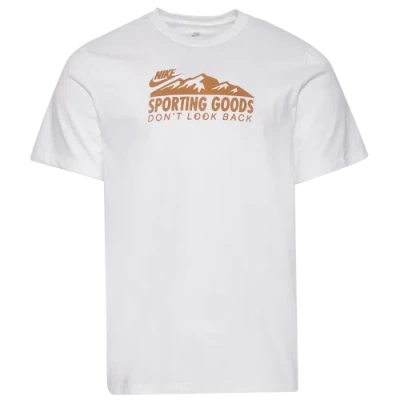Nike Mens  Sporting Goods Graphic T-shirt In Wheat/white
