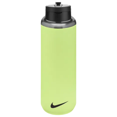 Nike Mens  Ss Recharge Straw Bottle 32 oz In Ghost Green/black/black