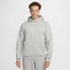 Nike Men's Standard Issue Dri-fit Pullover Basketball Hoodie In Dk Grey Heather/pale Ivory
