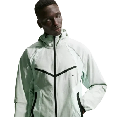 Nike Mens  Tech Drifit Woven Cb Fz Windrunner Jacket In Gray