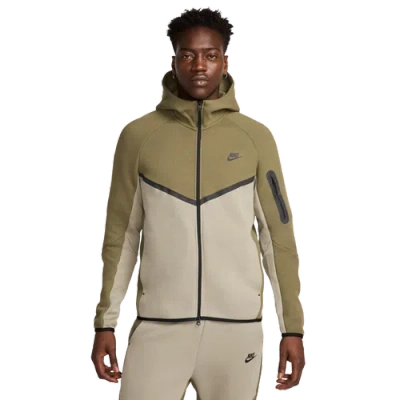 Nike Mens  Tech Fleece Full-zip Windrunner Hoodie In Brown