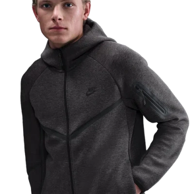 Nike Tech Windrunner Zip Hoodie In Black
