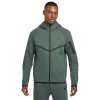 Nike Mens  Tech Fleece Full-zip Windrunner Hoodie In Olive/black