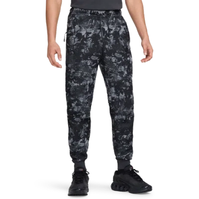 Nike Men's Tech Fleece Jogger Pants In Grey/multi/black