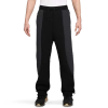 Nike Club Men's Open Hem Brushed Fleece Pants In Black