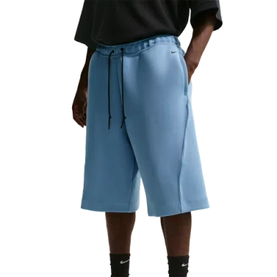 Nike Mens  Tech Fleece Shorts In Blue