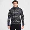 Nike Men's Tech Windrunner Fleece Full-zip Hoodie In Grey/black/multi