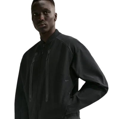 Nike Men's Tech Dri-fit Shori Knit Jacket In Black