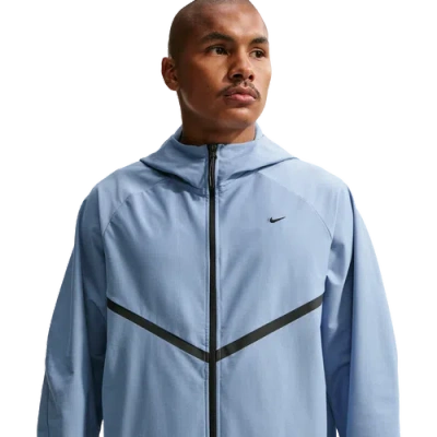 Nike Mens  Tech Shori Knit Full-zip Jacket In Blue