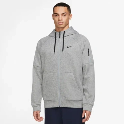 Nike Mens  Therma Fleece Full-zip Hoodie In Gray