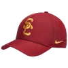 Nike Mens  Usc Club Precurve Adjustable Cap In Red/white