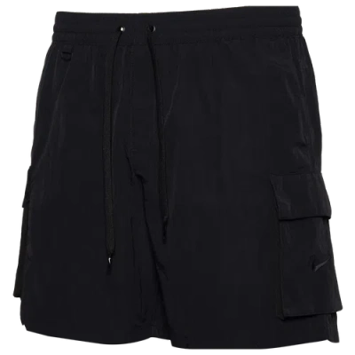 Nike Mens  Voyage Multiple Pocket Shorts In Black/black