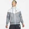 Nike Sportswear Windrunner Jacket In Grey/white