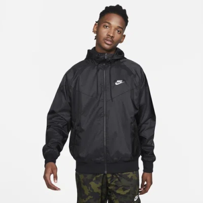 NIKE MENS NIKE WOVEN WINDRUNNER LINED HOODED JACKET