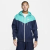 Nike Heritage Jacket In Navy/teal