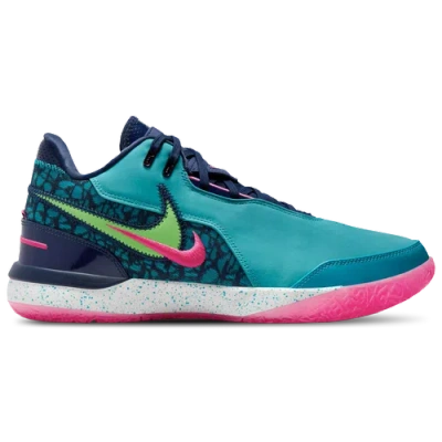 Nike Mens  Zoom Lebron Nxxt Gen Amped In Pink/green/navy