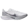 Nike Zoomx Vaporfly 3 Flyknit Running Sneakers In White/white/dark Smoke Grey