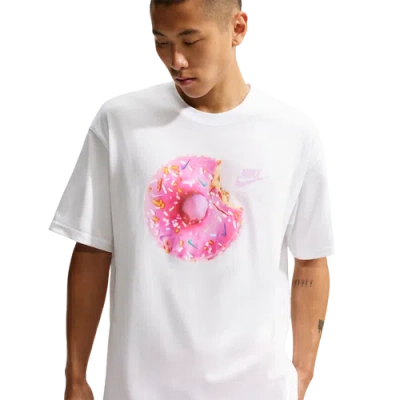 Nike Mens Nsw Max90 Donut Mb Short Sleeve T-shirt In Pink