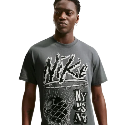 Nike Mens Nsw Short Sleeve Max 90 T-shirt In Gray