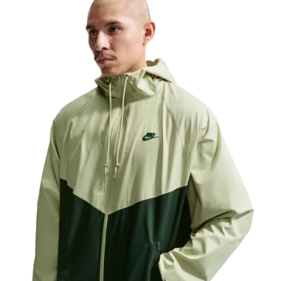 Nike Mens Nsw Windrunner Jacket In Olive Aura/fir/fir