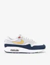 Nike Mens  Air Max 1 In Obsidian Metallic Goldwh