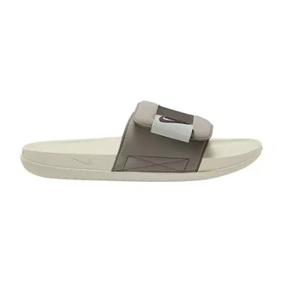 Nike Mens Offcourt Adjust Slide Sandals In Gray