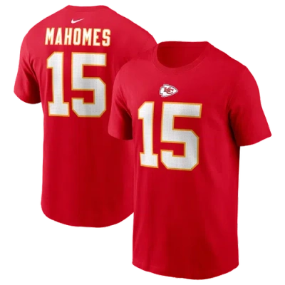 Nike Mens Patrick Mahomes Chiefs 2023 Draft First Round Pick T-shirt In Red