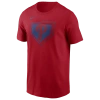 Nike Mens Philadelphia Phillies Icon T-shirt In Red