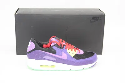 Pre-owned Nike Mens Shoe  Air Max 90 Qs Violet Blend Cz5588-001 Black/violet Pop Special Ed