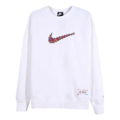Nike Mens Sportswear Casual Sports Crew-neck White