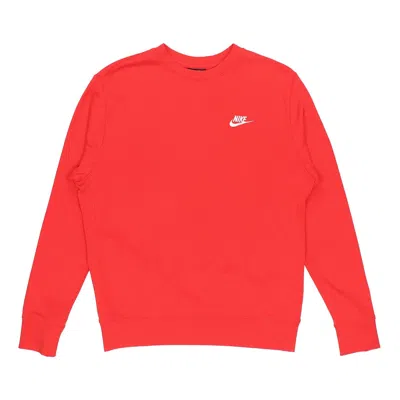 Nike Mens Sportswear Club French Terry Sports Red