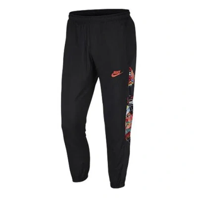 Nike Mens Sportswear Tat Sports Pants Black/red