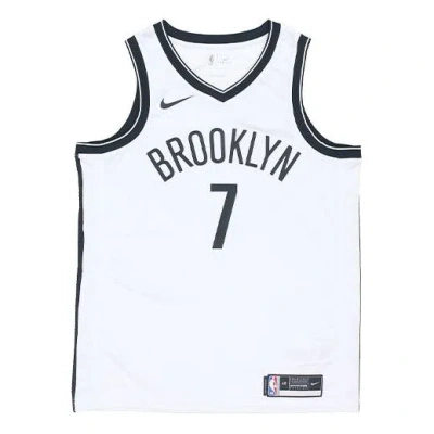 Nike Mens Sw 20-21 Brooklyn Nets Durante 7 Basketball Vest White