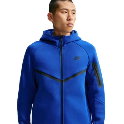 Nike Mens Tech Fleece Full-zip Windrunner Hoodie In Blue