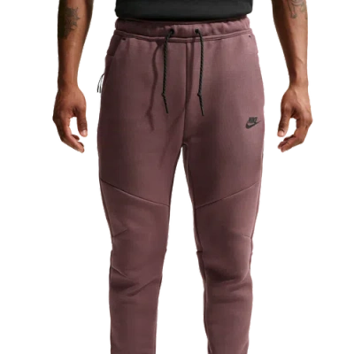 Nike Mens Tech Fleece Joggers In Brown