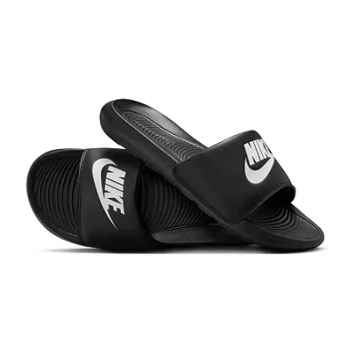 Nike Mens Victori One Slide Sandals In Black