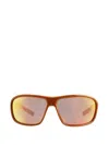Nike Mercurial 8.0 Team "texas Orange/white" Sunglasses In Brown