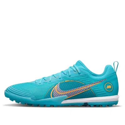 Nike Mercurial Air Zoom Vapor 14 Pro Tf 'chlorine Blue Laser Orange'