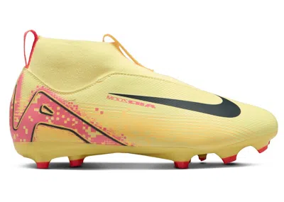 Pre-owned Nike Mercurial Superfly 10 Academy Fg/mg Kylian Mbappe Sneakers In Light Laser Orange/armory Navy Blue